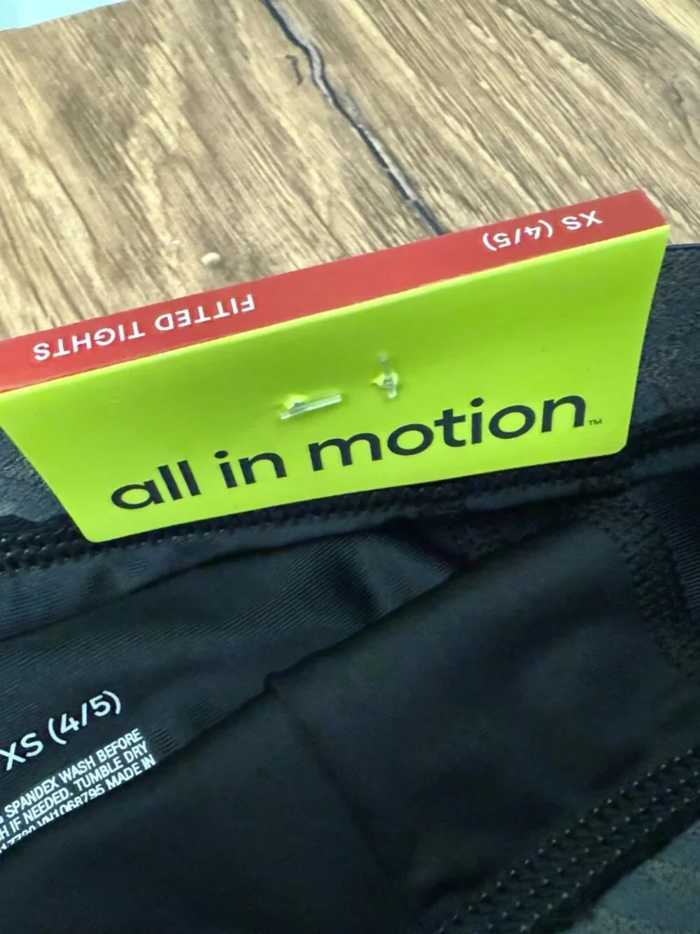 All in Motion Boys Base Layer Compression Tights XS 4/5 NWT